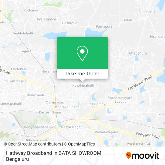 Hathway Broadband in BATA SHOWROOM map