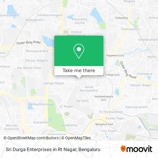 Sri Durga Enterprises in Rt Nagar map