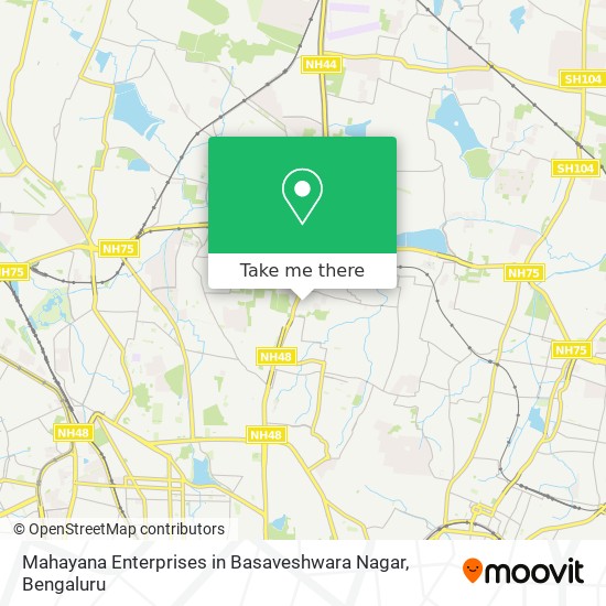 Mahayana Enterprises in Basaveshwara Nagar map