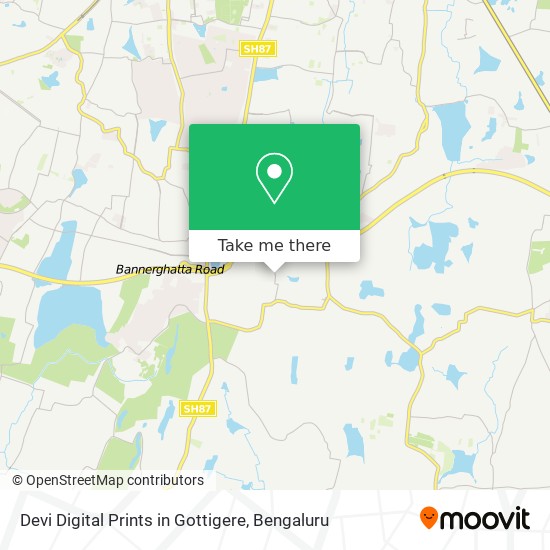 Devi Digital Prints in Gottigere map