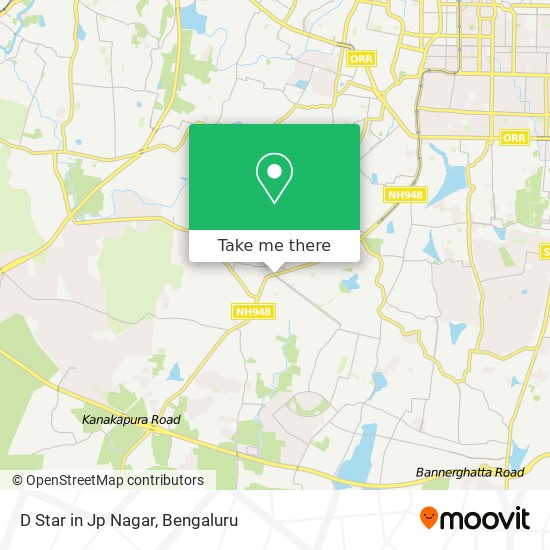 D Star in Jp Nagar map