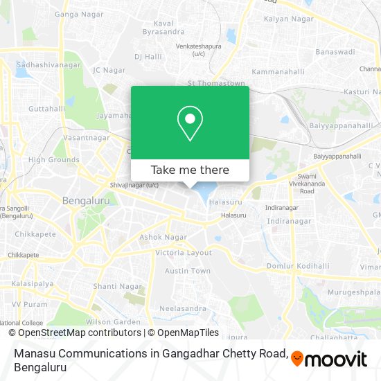 Manasu Communications in Gangadhar Chetty Road map
