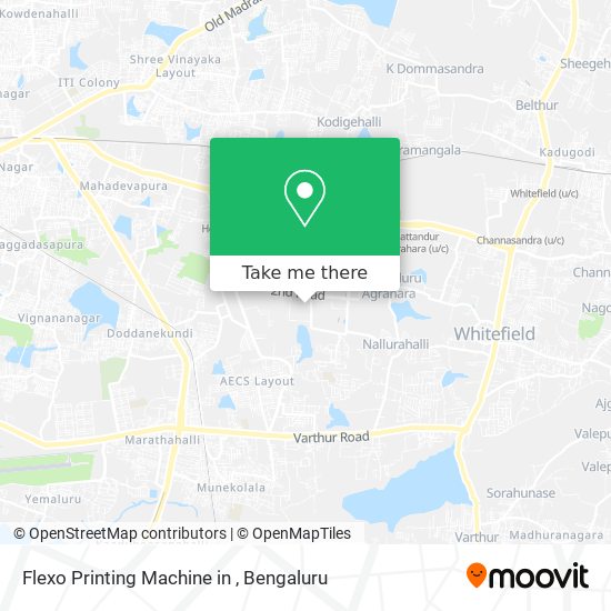 Flexo Printing Machine in map