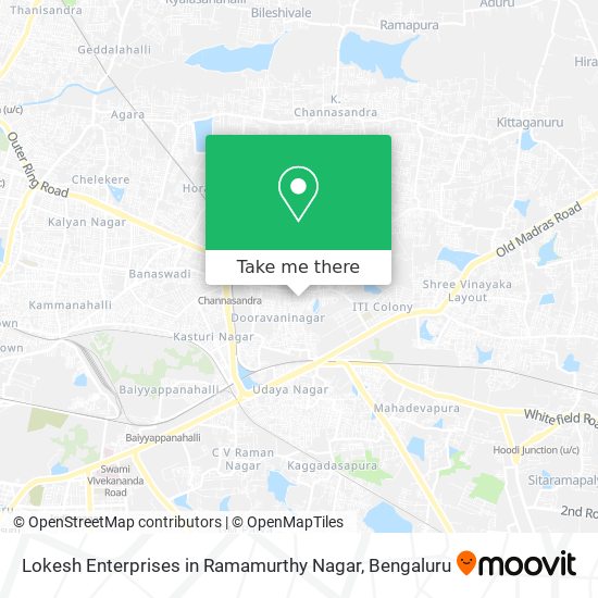 Lokesh Enterprises in Ramamurthy Nagar map