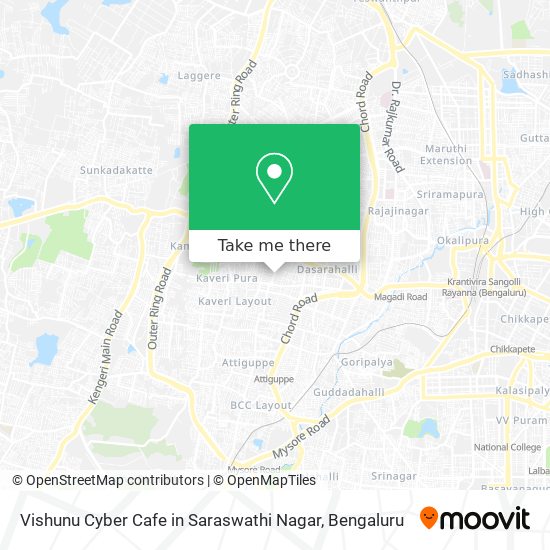 Vishunu Cyber Cafe in Saraswathi Nagar map