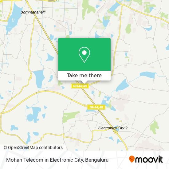 Mohan Telecom in Electronic City map