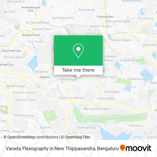 Varada Flexography in New Thippasandra map