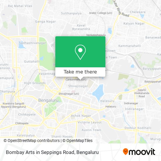 Bombay Arts in Seppings Road map