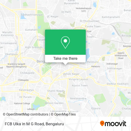 FCB Ulka in M G Road map