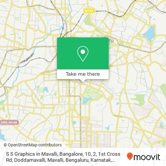 S S Graphics in Mavalli, Bangalore, 10, 2, 1st Cross Rd, Doddamavalli, Mavalli, Bengaluru, Karnatak map