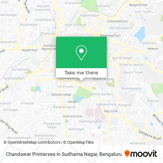 Chandawar Printerses in Sudhama Nagar map