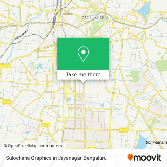 Sulochana Graphics in Jayanagar map