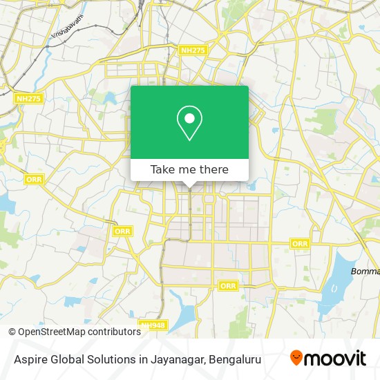 Aspire Global Solutions in Jayanagar map