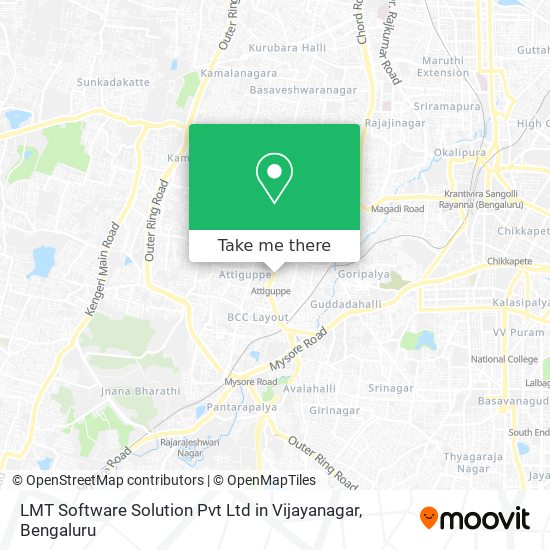 LMT Software Solution Pvt Ltd in Vijayanagar map
