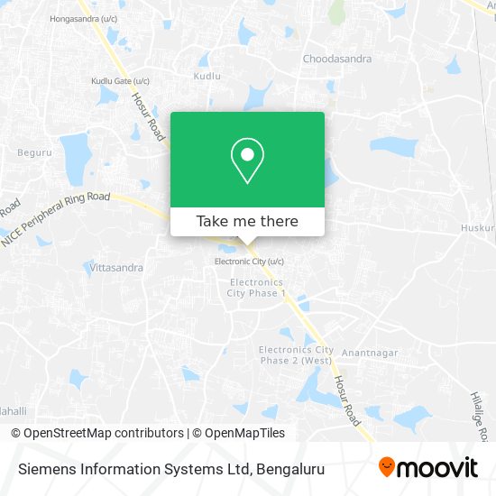 Siemens Information Systems Ltd map