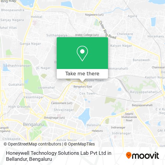 Honeywell Technology Solutions Lab Pvt Ltd in Bellandur map