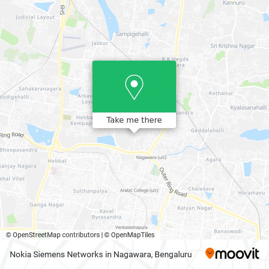 Nokia Siemens Networks in Nagawara map