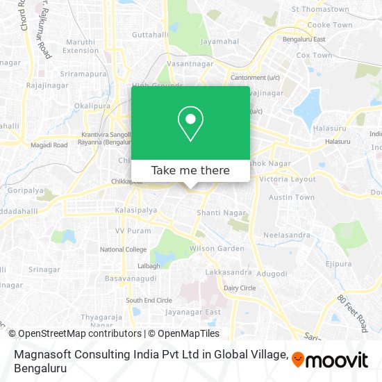 Magnasoft Consulting India Pvt Ltd in Global Village map