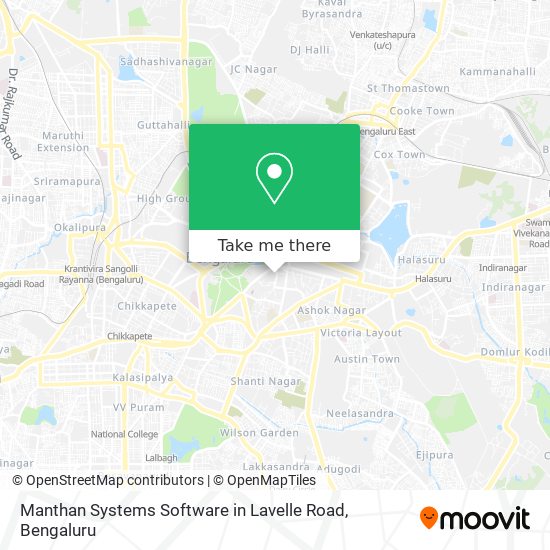 Manthan Systems Software in Lavelle Road map