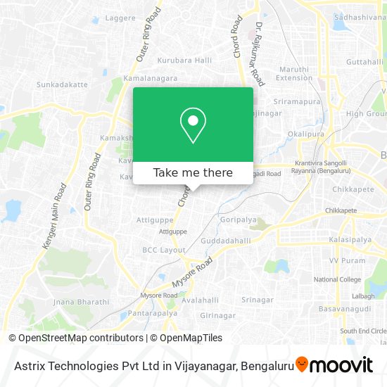 Astrix Technologies Pvt Ltd in Vijayanagar map