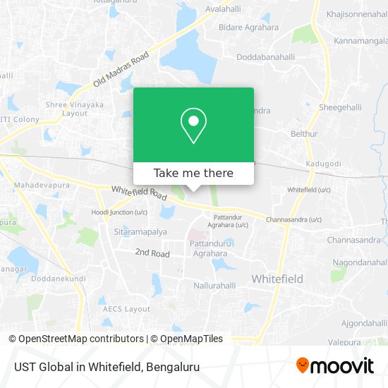 UST Global in Whitefield map