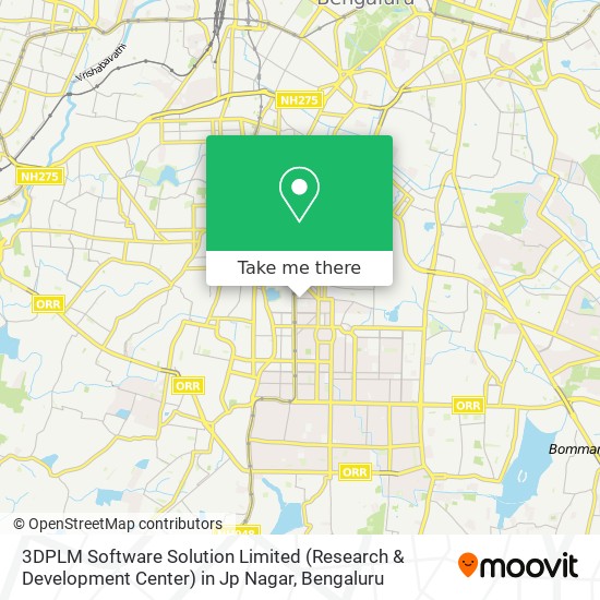 3DPLM Software Solution Limited (Research & Development Center) in Jp Nagar map