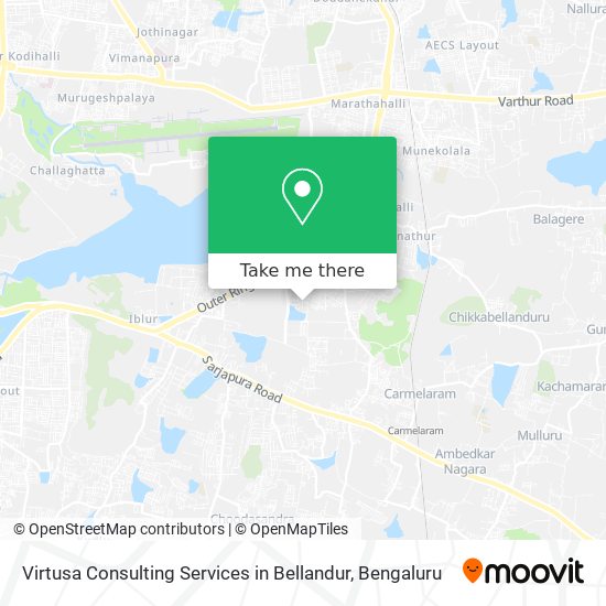 Virtusa Consulting Services in Bellandur map