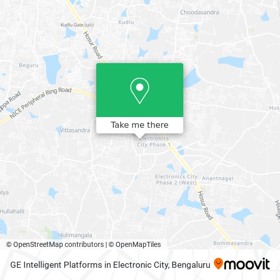GE Intelligent Platforms in Electronic City map