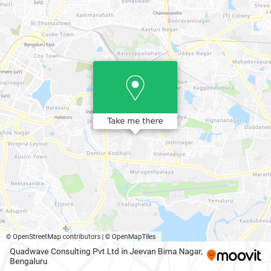 Quadwave Consulting Pvt Ltd in Jeevan Bima Nagar map
