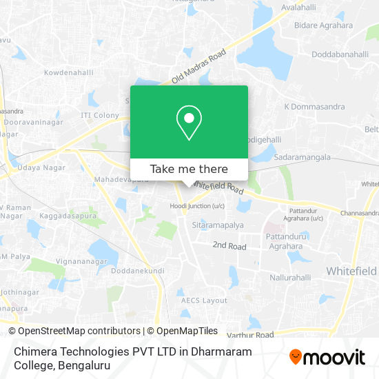 Chimera Technologies PVT LTD in Dharmaram College map