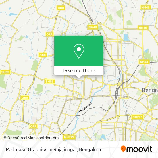 Padmasri Graphics in Rajajinagar map
