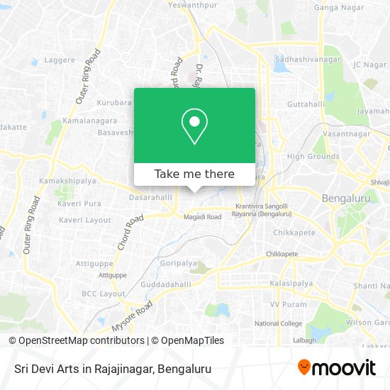 Sri Devi Arts in Rajajinagar map