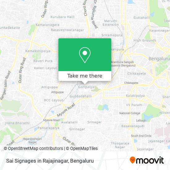 Sai Signages in Rajajinagar map