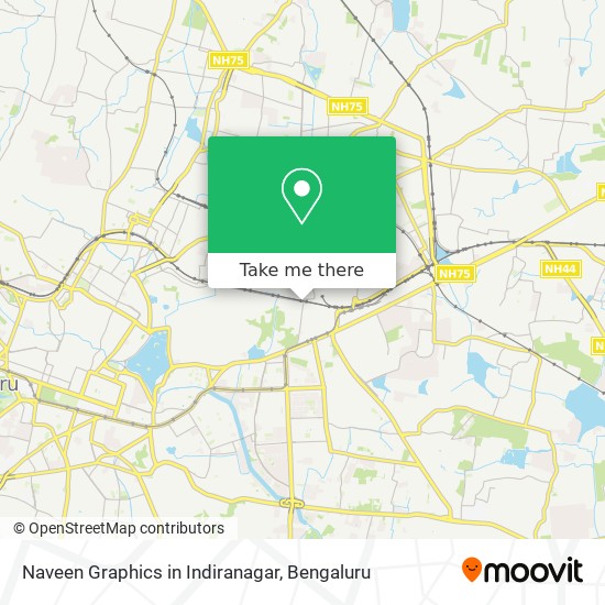 Naveen Graphics in Indiranagar map