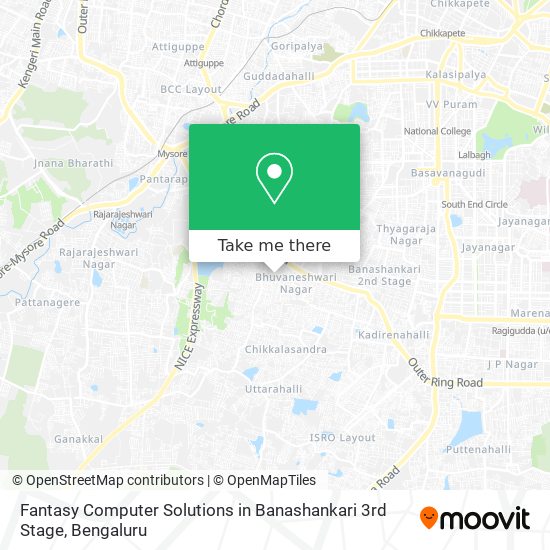 Fantasy Computer Solutions in Banashankari 3rd Stage map