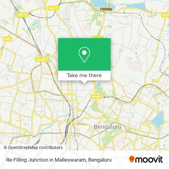 Re-Filling Junction in Malleswaram map