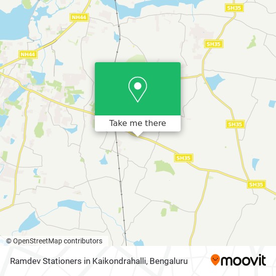 Ramdev Stationers in Kaikondrahalli map