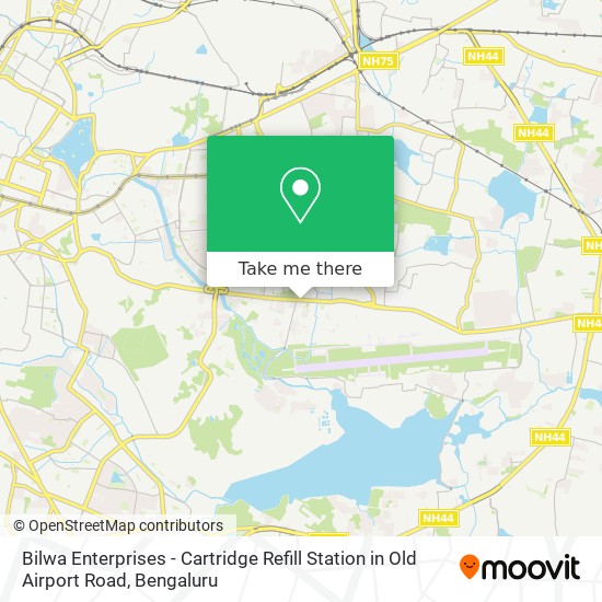 Bilwa Enterprises - Cartridge Refill Station in Old Airport Road map