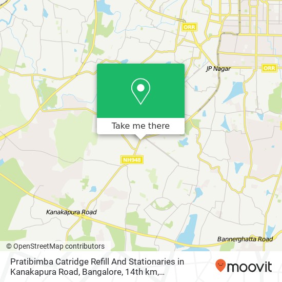 Pratibimba Catridge Refill And Stationaries in Kanakapura Road, Bangalore, 14th km, Raghuvanahalli, map
