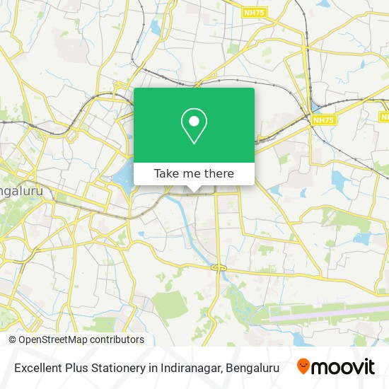 Excellent Plus Stationery in Indiranagar map