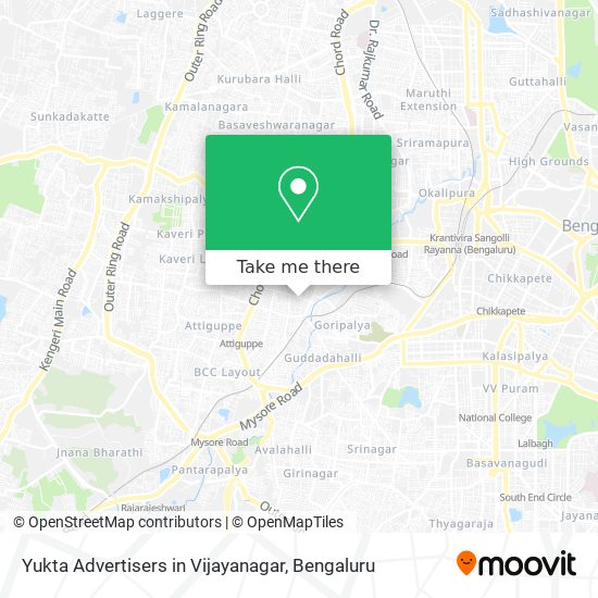 Yukta Advertisers in Vijayanagar map