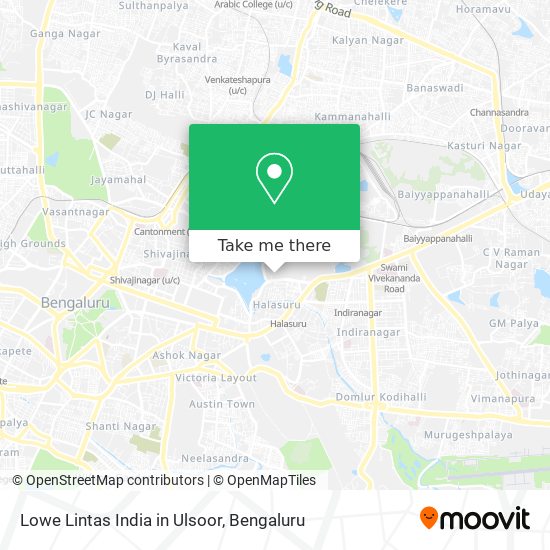 Lowe Lintas India in Ulsoor map