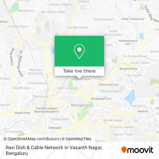 Ravi Dish & Cable Network in Vasanth Nagar map