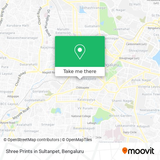 Shree Prints in Sultanpet map