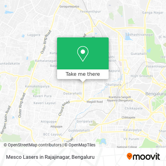 Mesco Lasers in Rajajinagar map