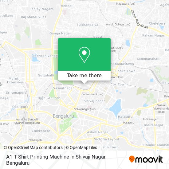 A1 T Shirt Printing Machine in Shivaji Nagar map