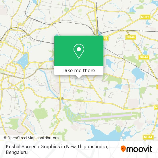 Kushal Screeno Graphics in New Thippasandra map