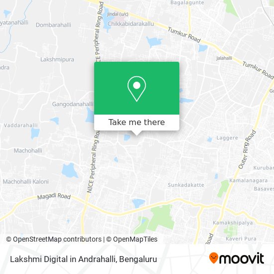 Lakshmi Digital in Andrahalli map