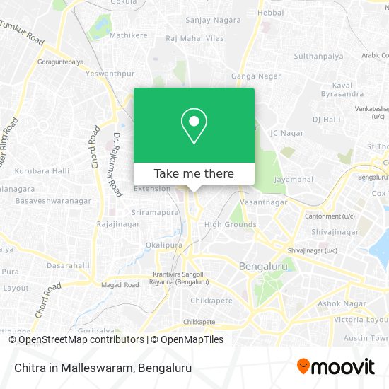 Chitra in Malleswaram map