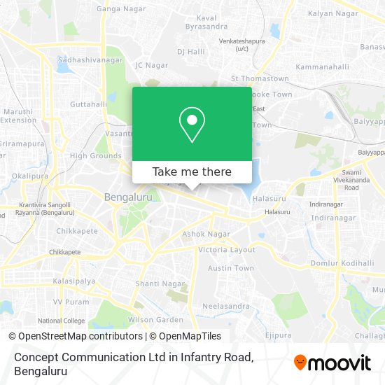 Concept Communication Ltd in Infantry Road map